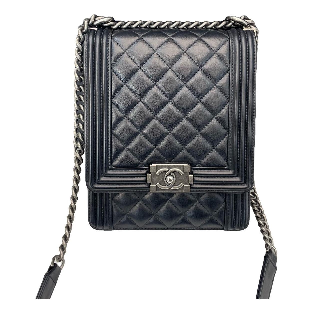 North South Boy leather crossbody bag