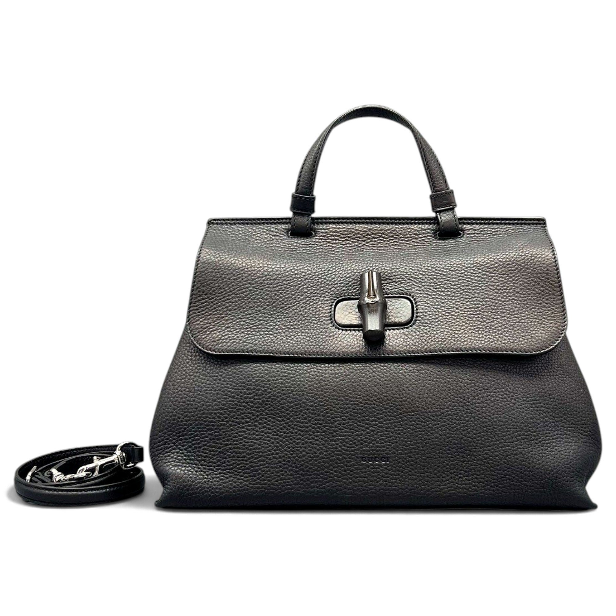 Bamboo Daily Top Handle leather handbag
