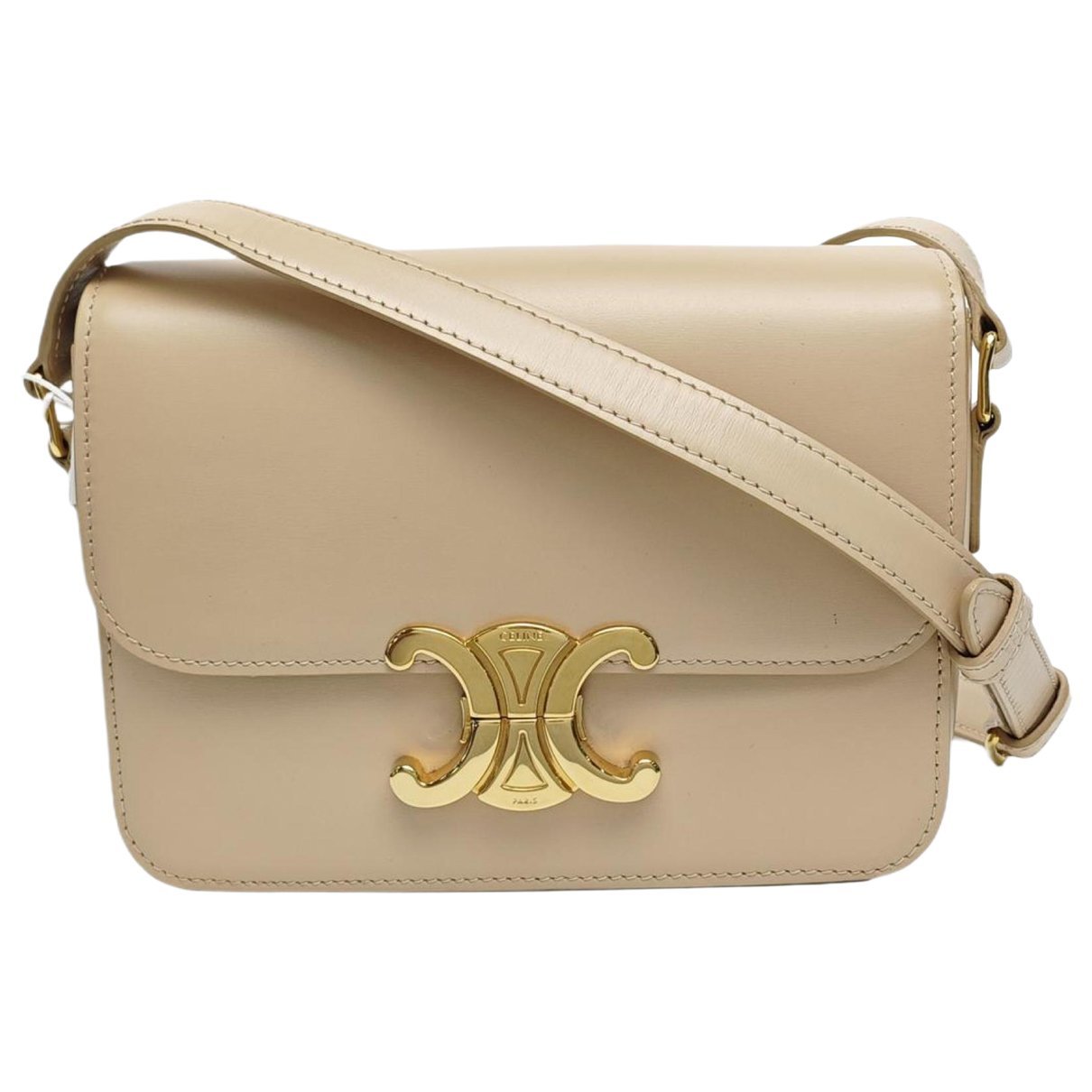Triomphe leather handbag