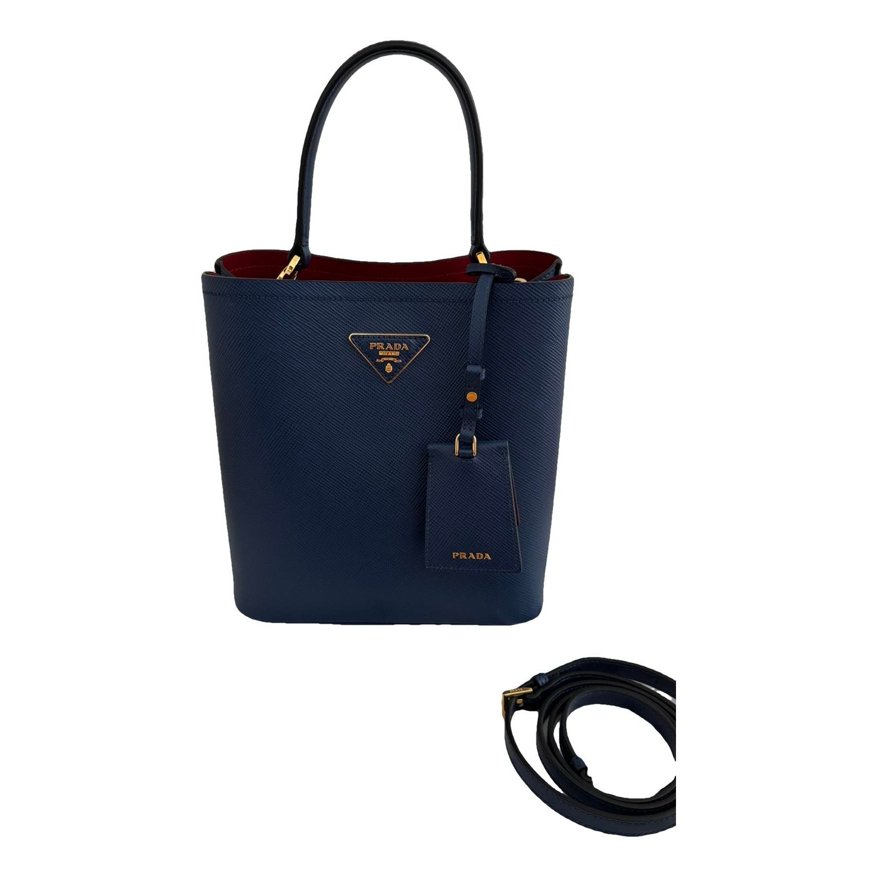 Panier leather handbag
