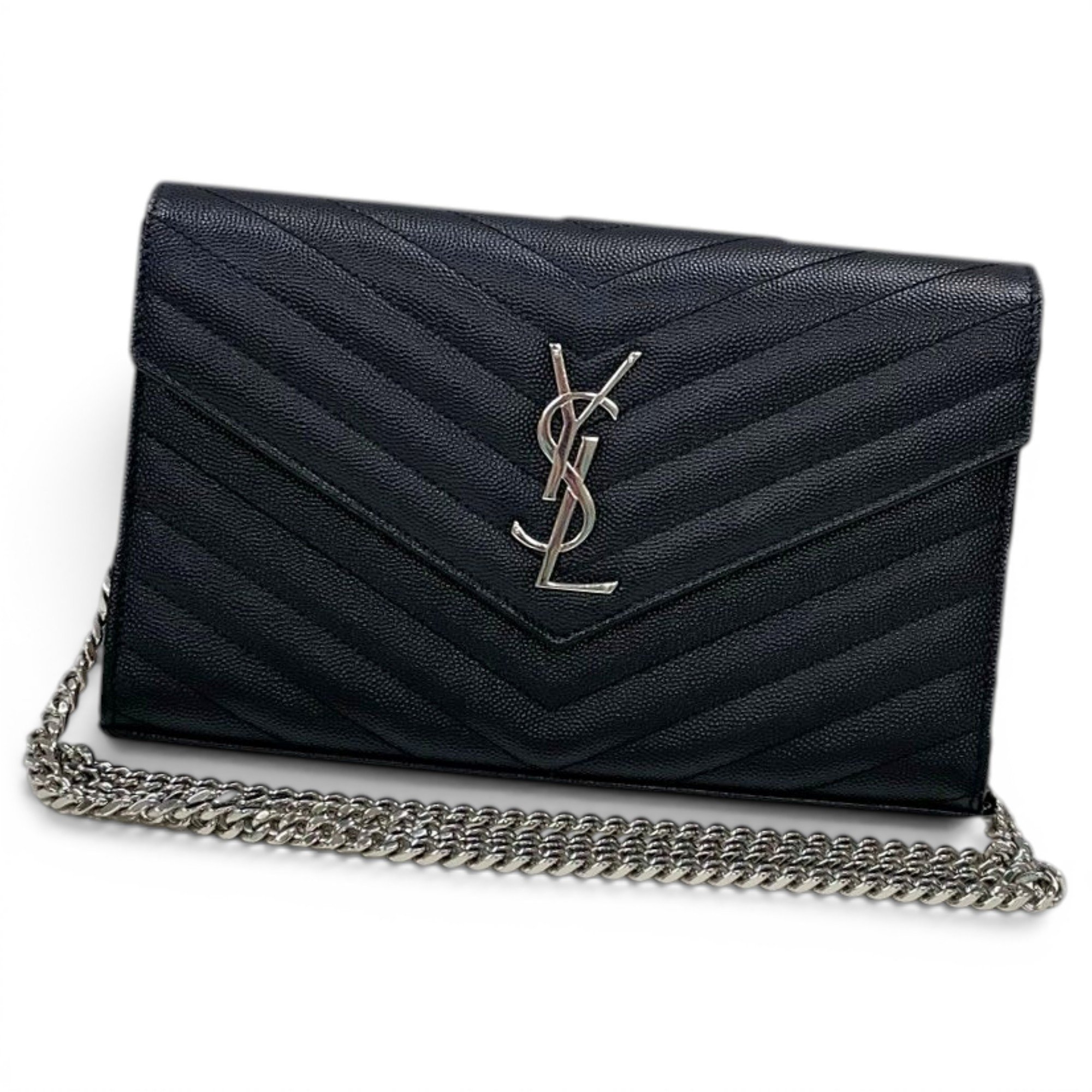 Portefeuille enveloppe leather handbag