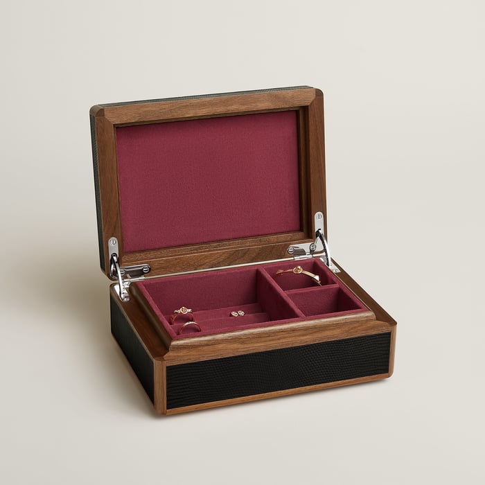 Noir Amalthee Ring Box, Small Model