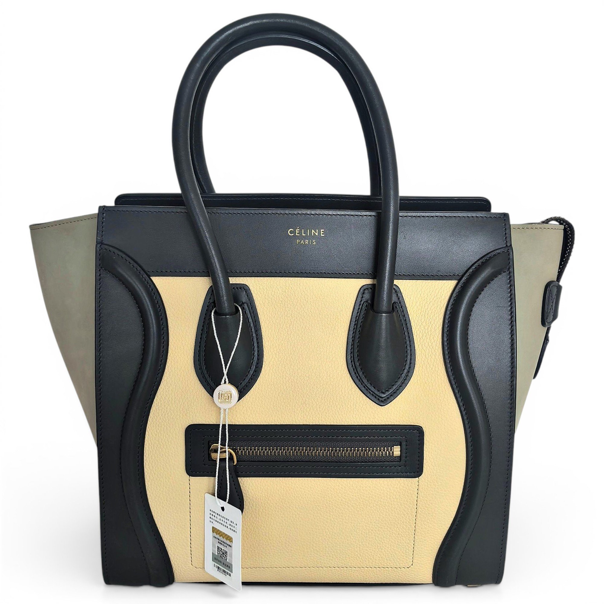 Luggage leather handbag