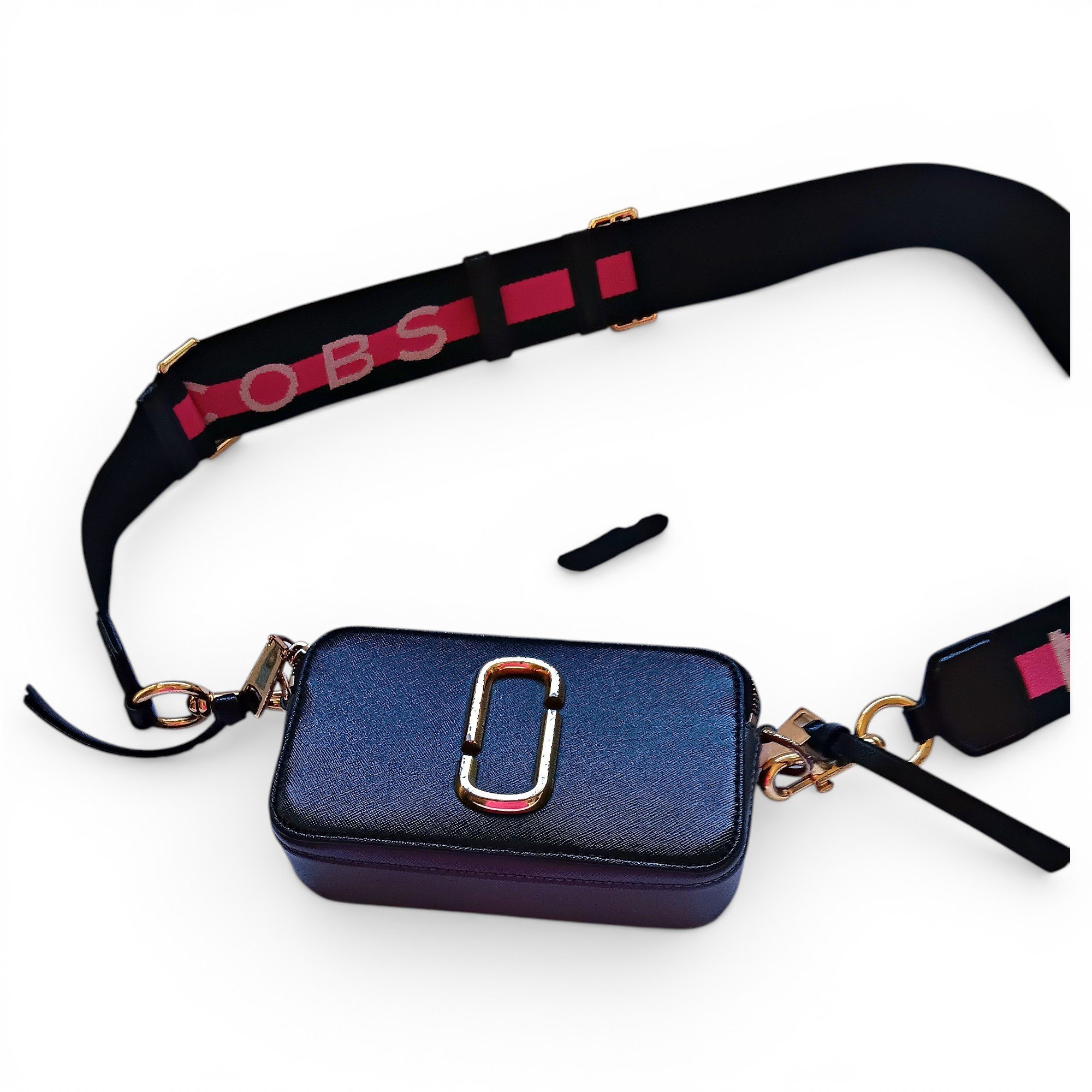 Snapshot leather handbag