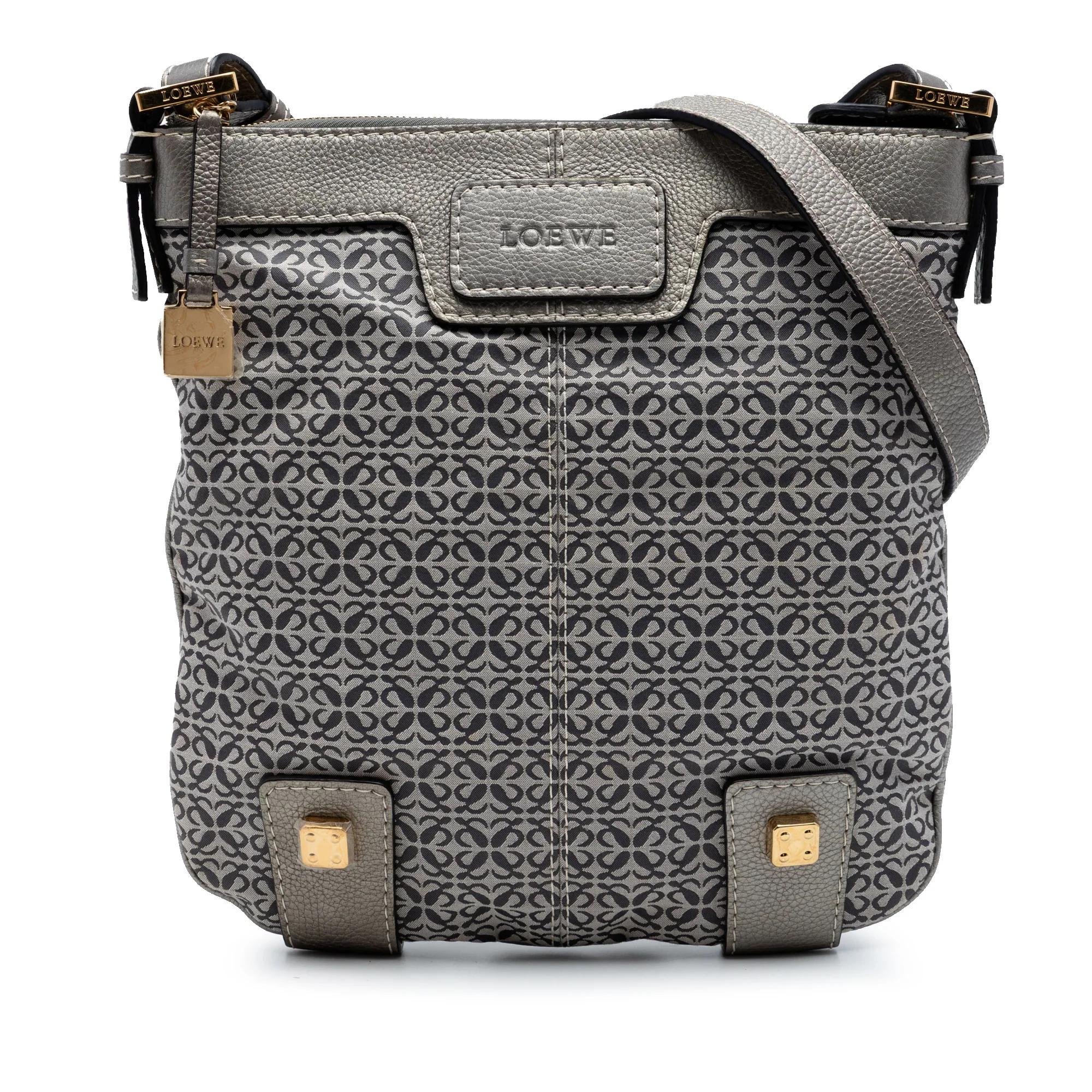Anagram pony-style calfskin handbag
