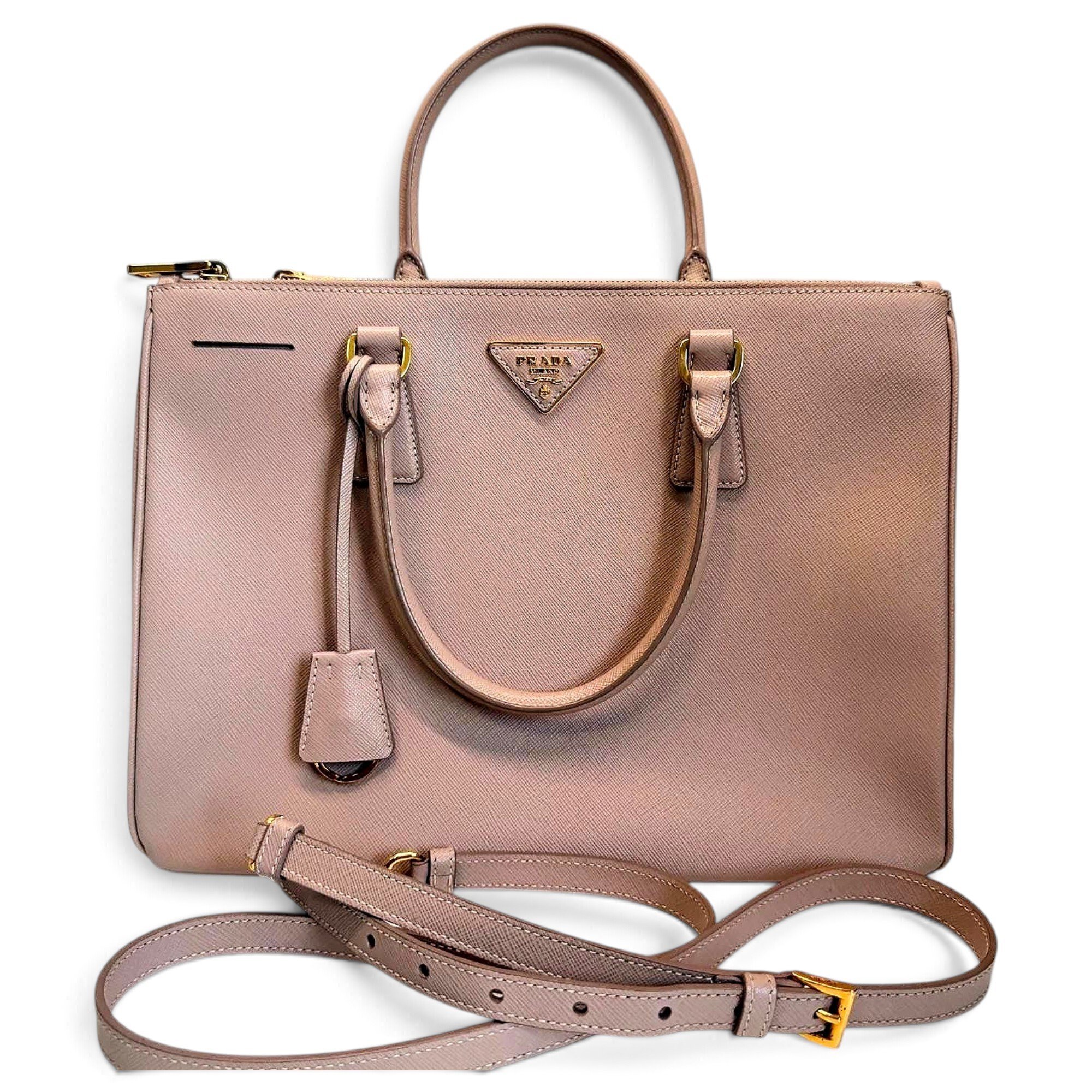 Leather tote