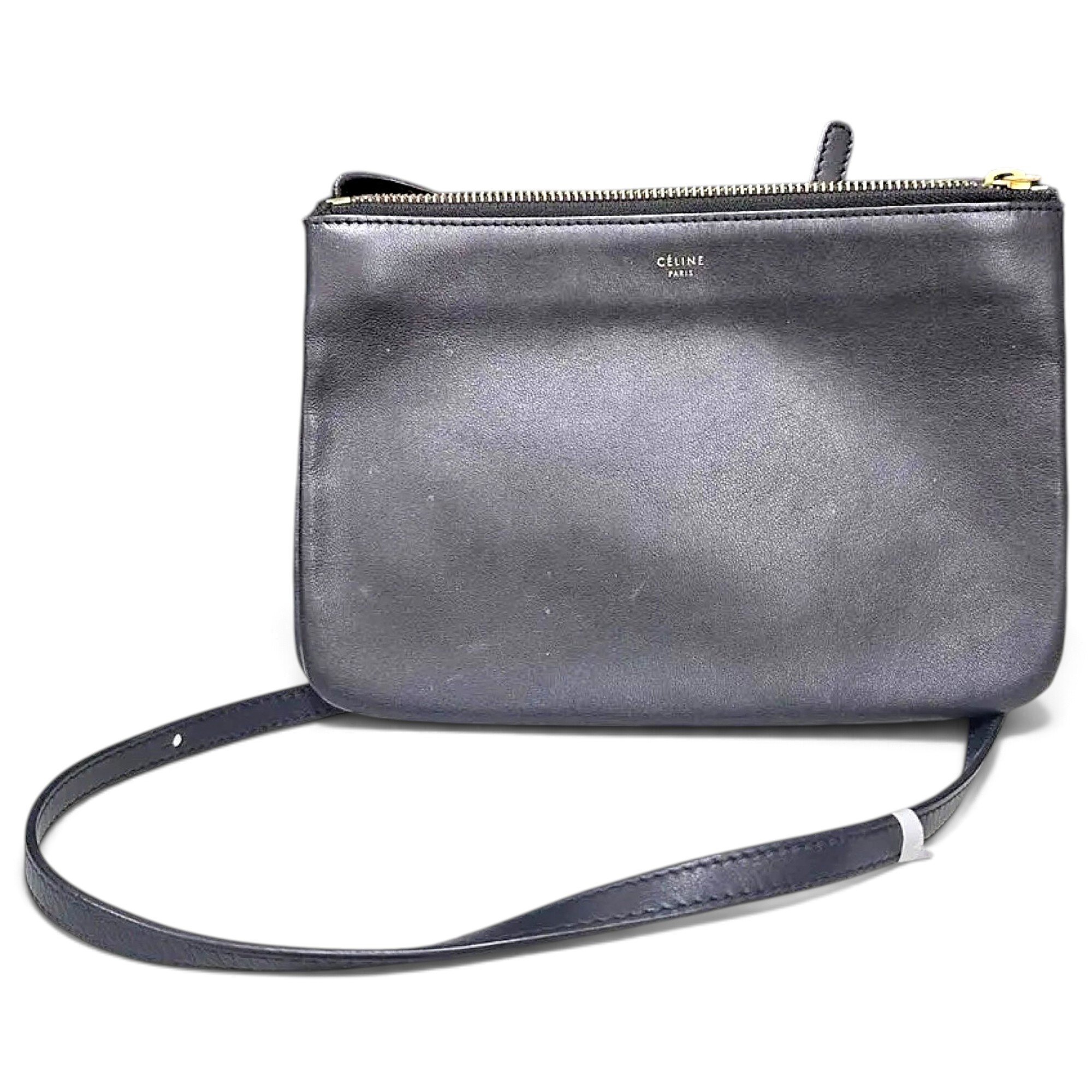 Trio leather crossbody bag