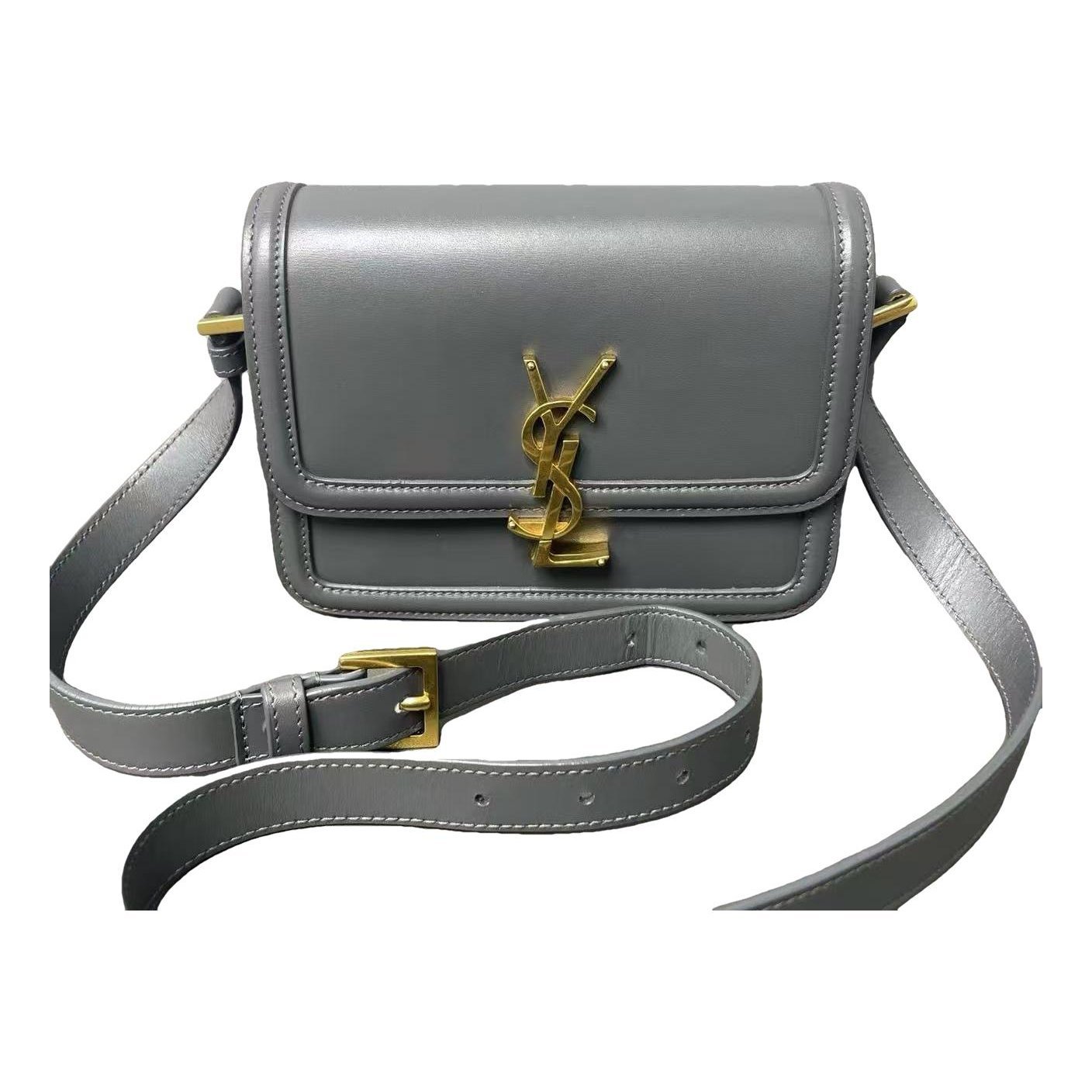 Solférino leather handbag