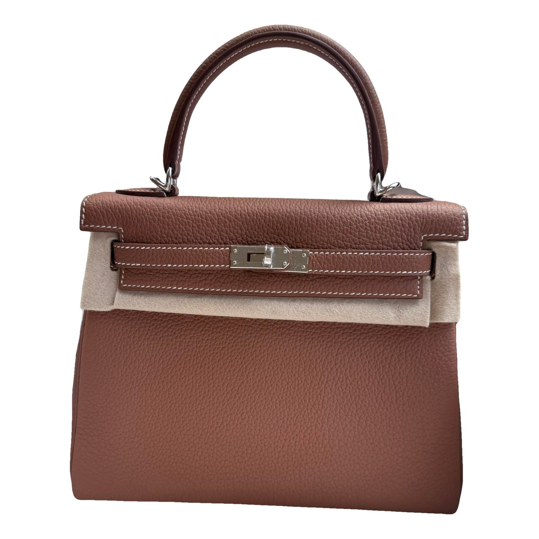 Kelly 25 leather handbag