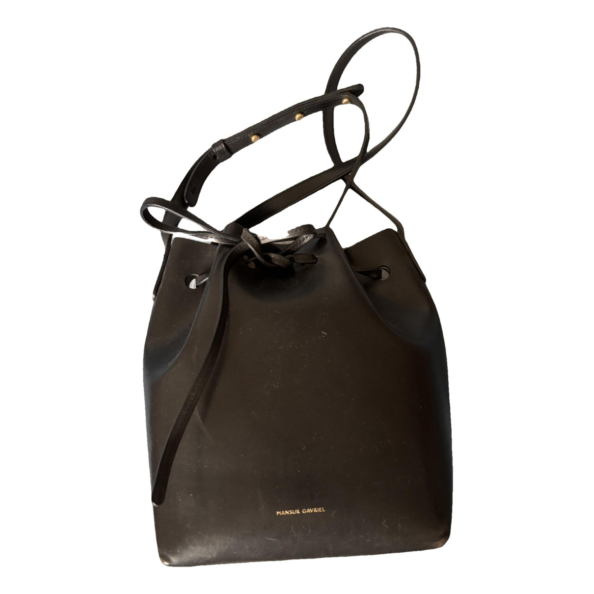 Mansur Gavriel Bucket leather handbag