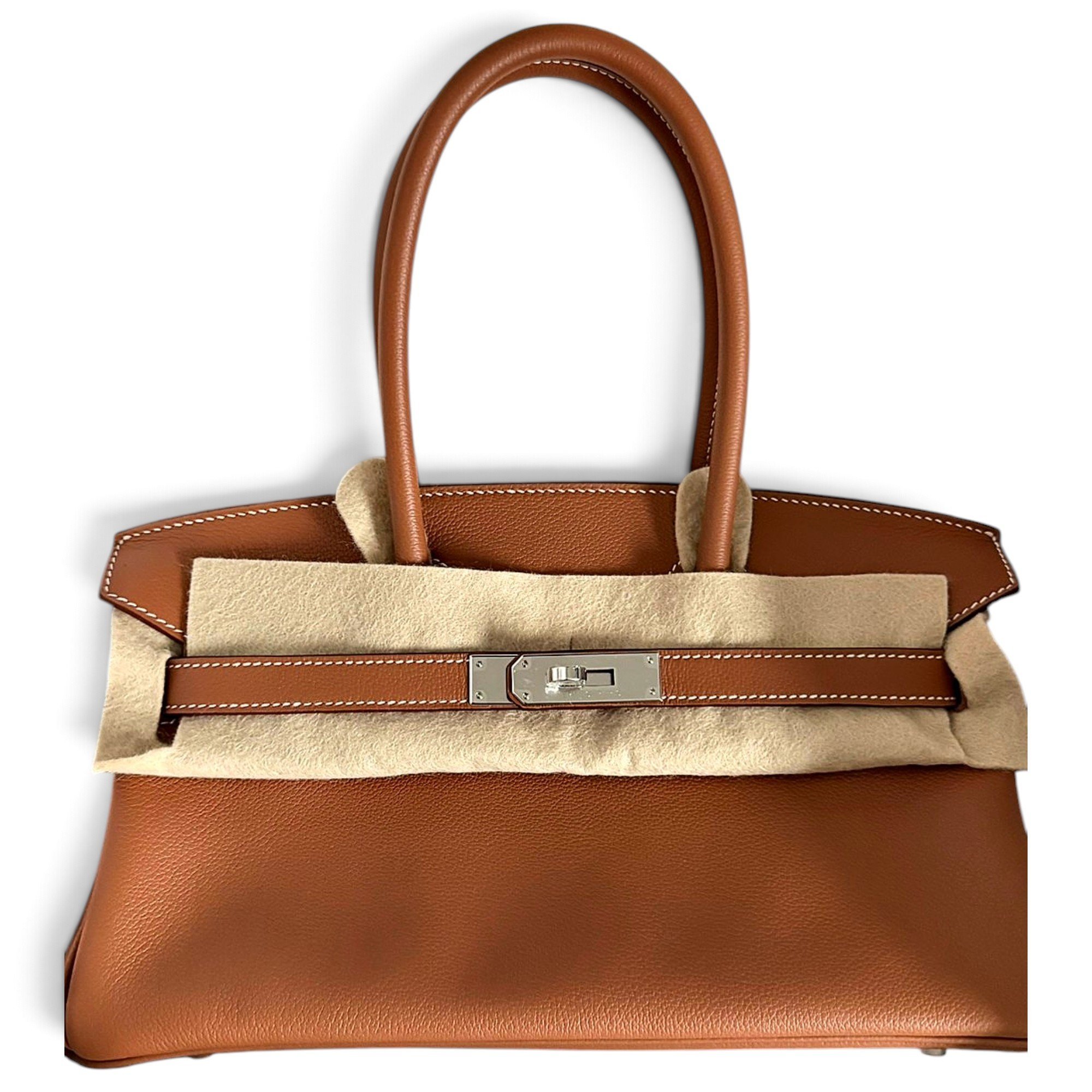 Birkin Shoulder leather handbag
