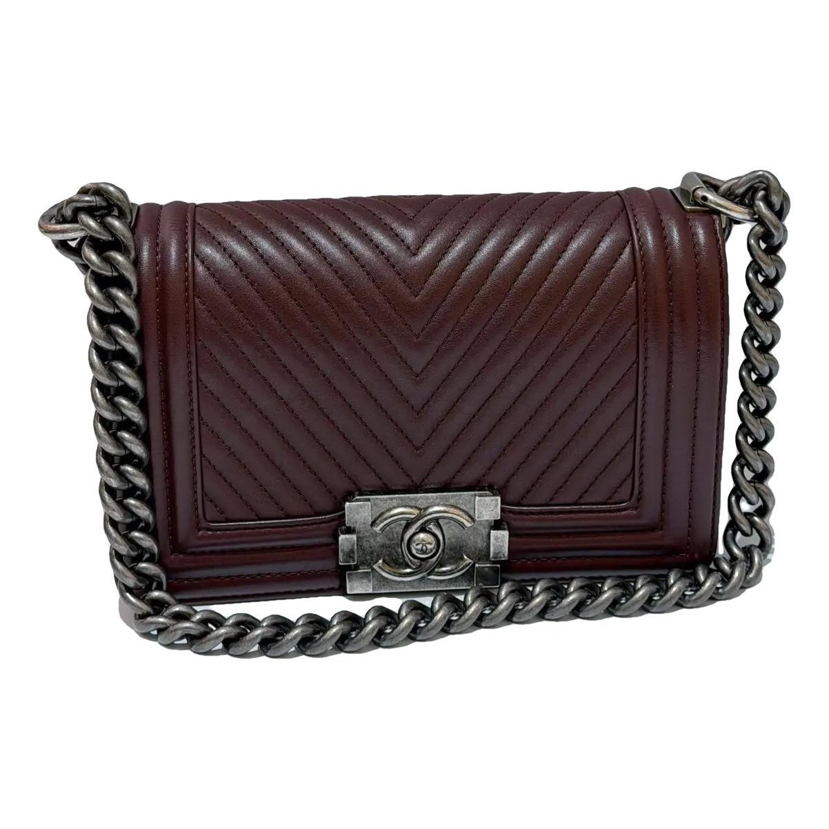 Boy leather crossbody bag