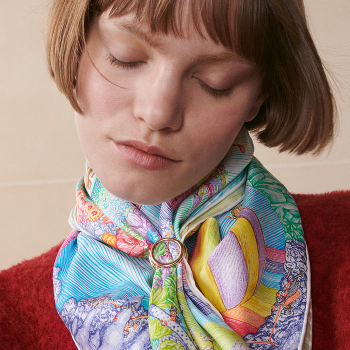 Permabrass Trio Loupe Scarf 90 Ring