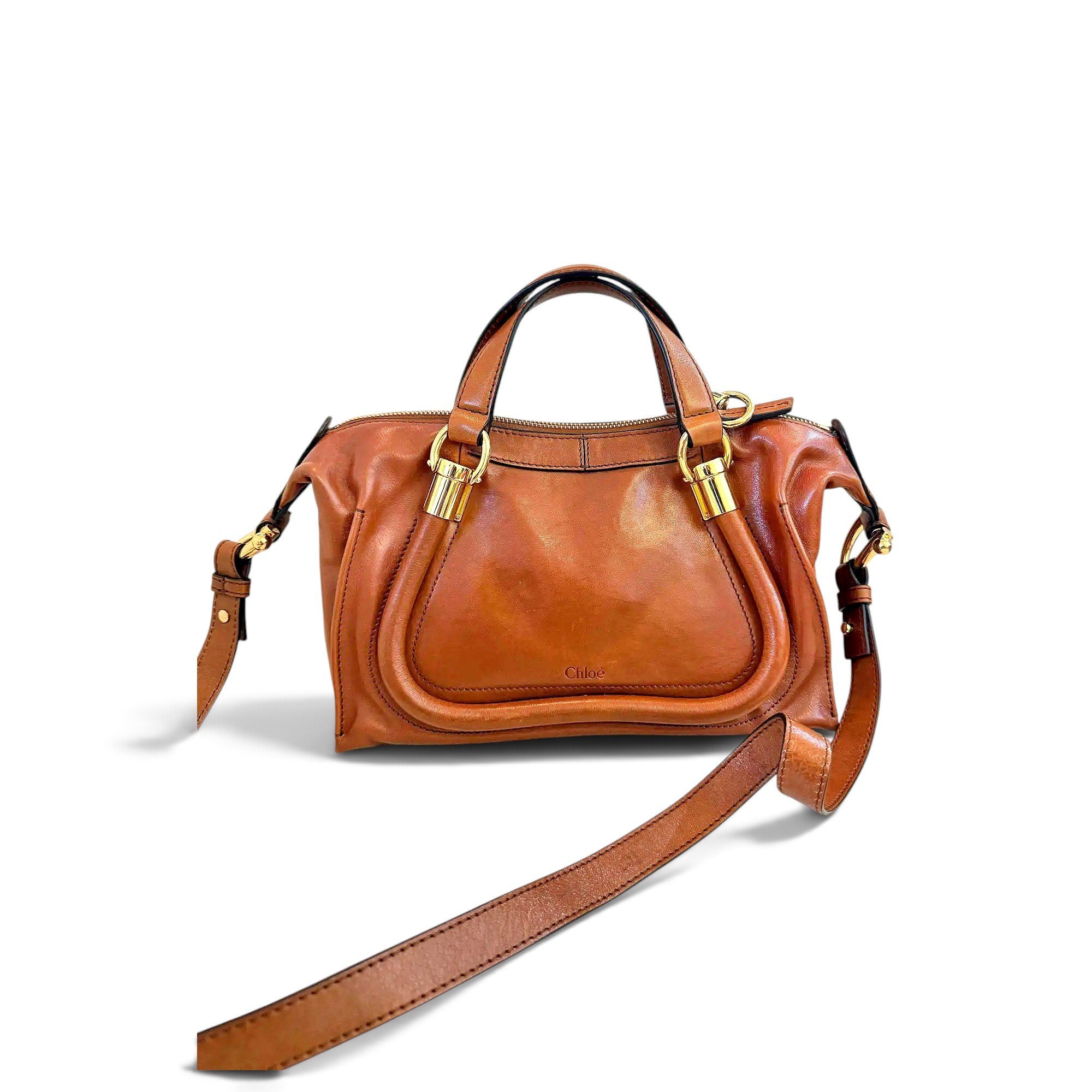 Chloe Paraty 24 leather crossbody bag