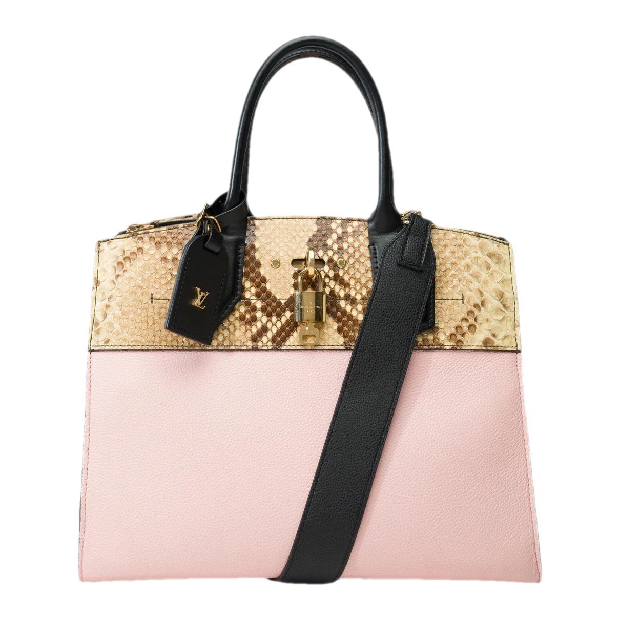 Louis Vuitton City Steamer leather handbag