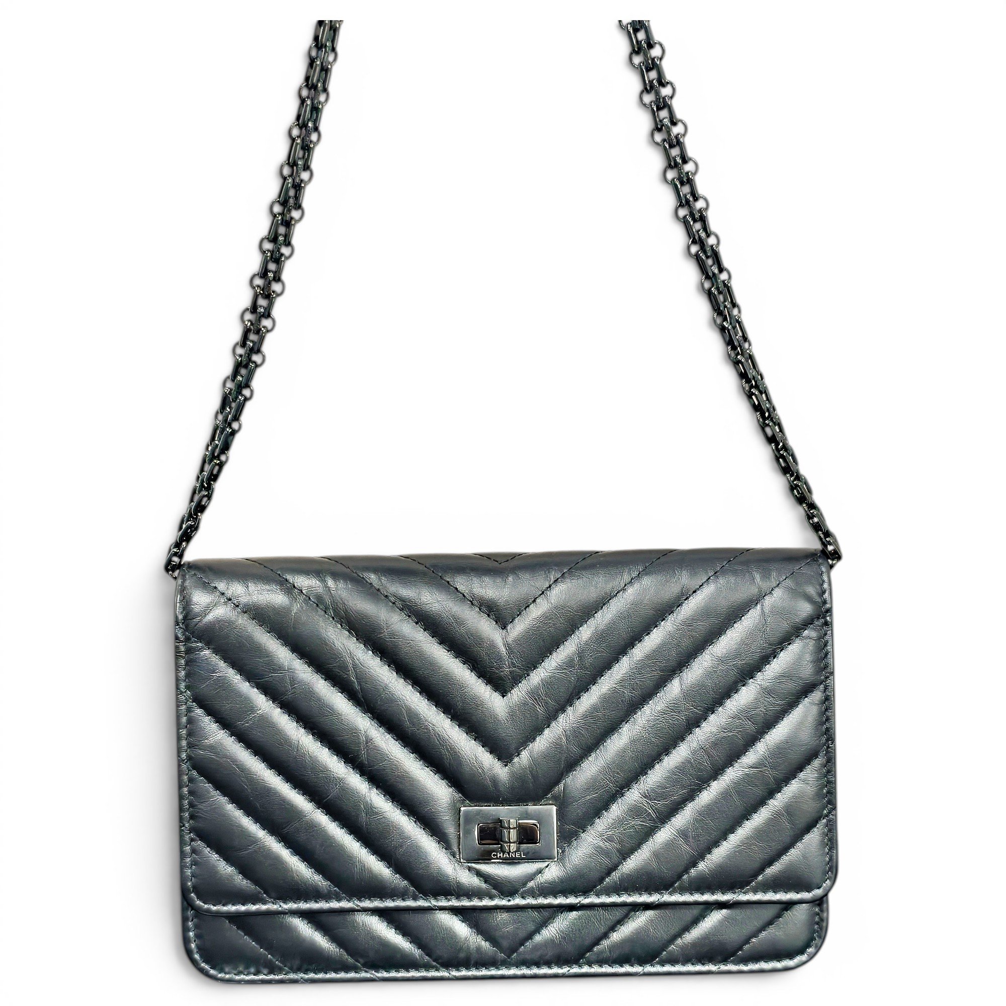 Wallet On Chain Timeless/Classique leather handbag