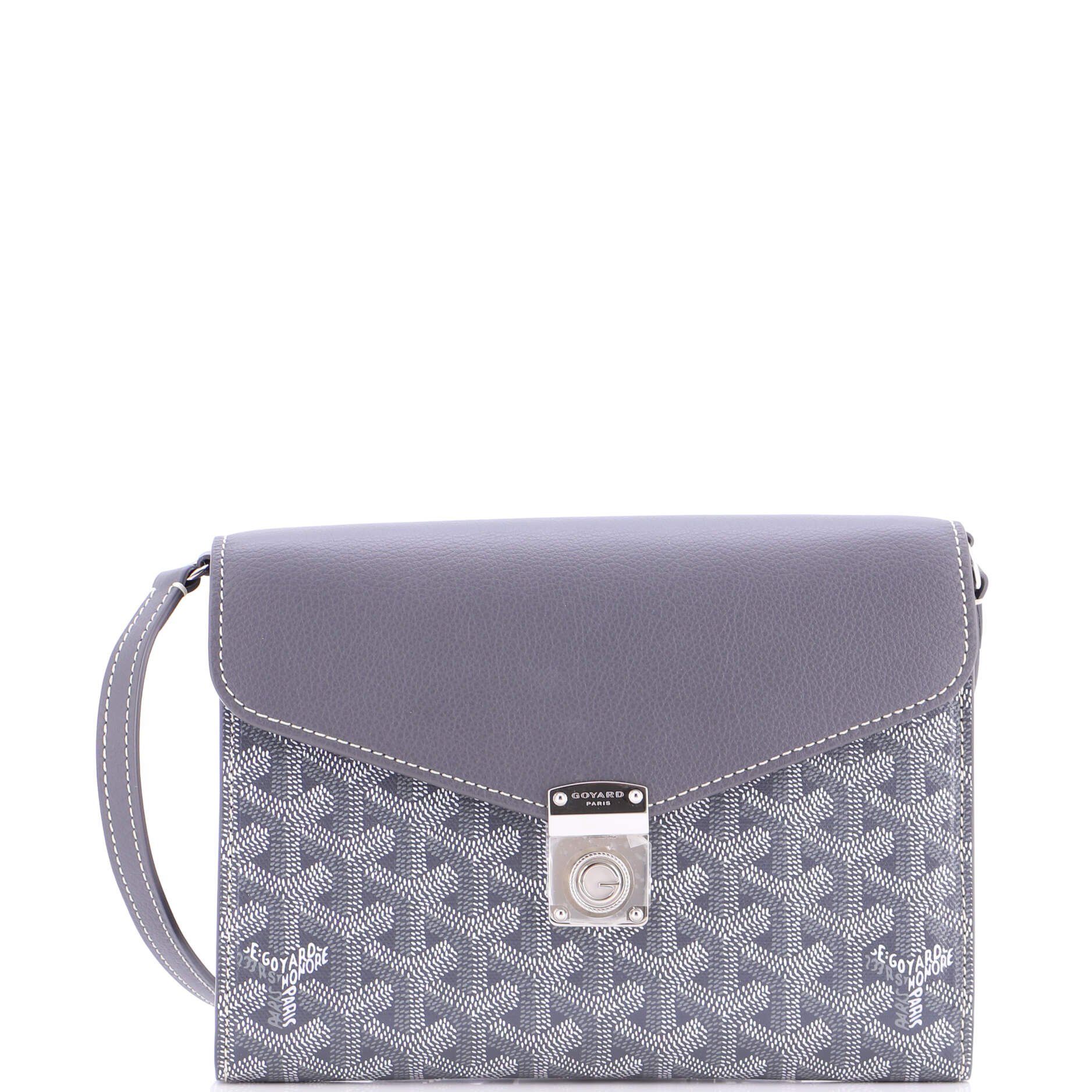 Goyard Chypre Wallet on Strap Coated Canvas with Leather