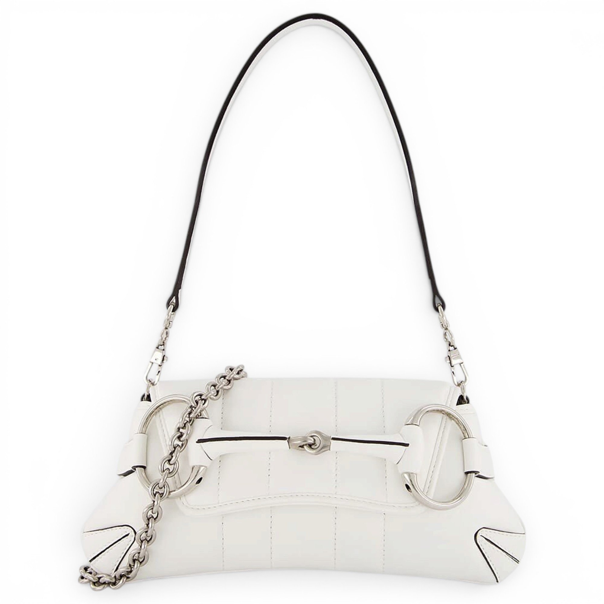 Horsebit Chain leather handbag