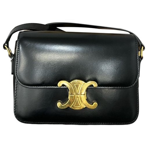 Triomphe leather handbag