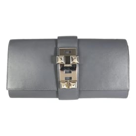 Hermes Medor 29 Handbag Graphite Box Calf Leather