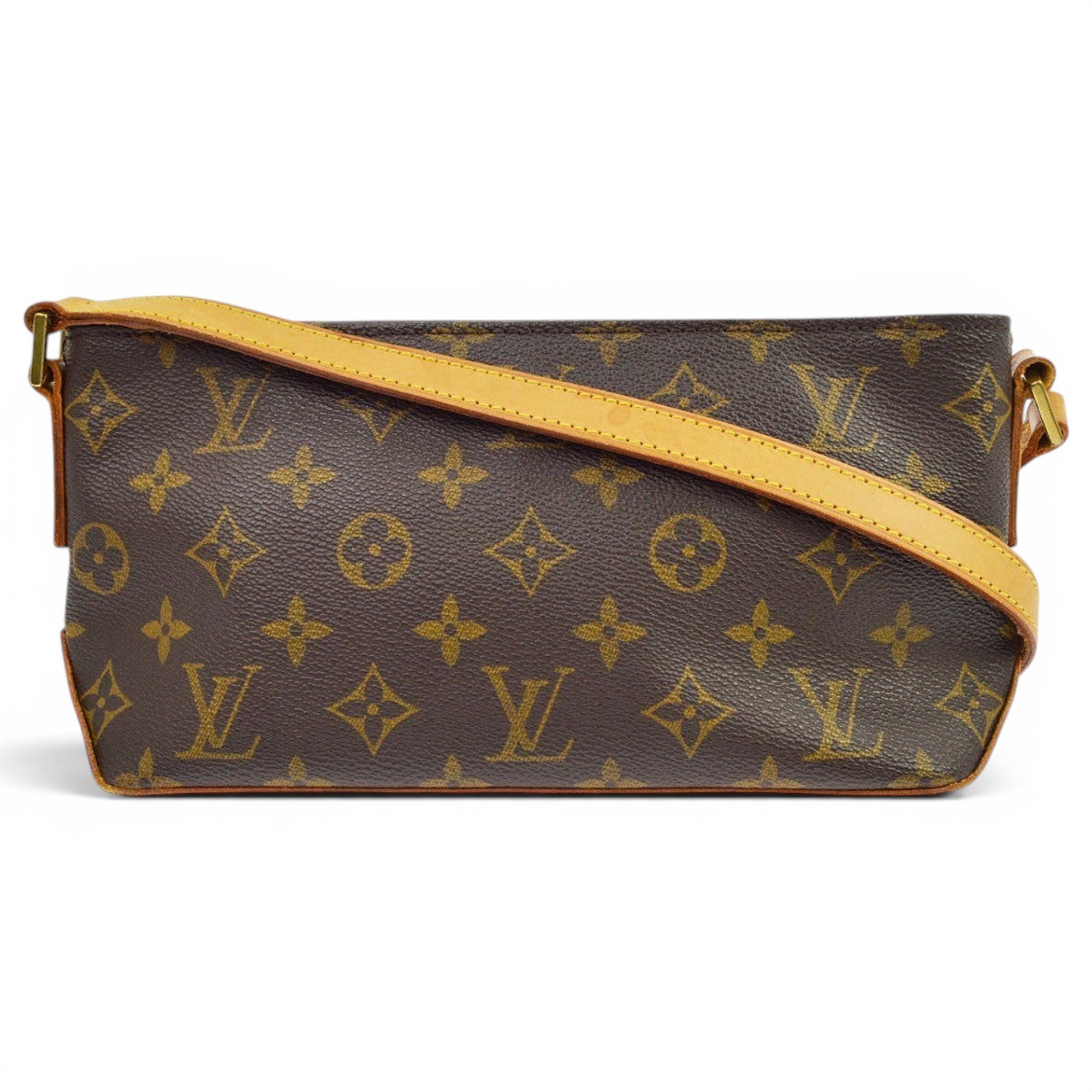 Trotteur leather handbag