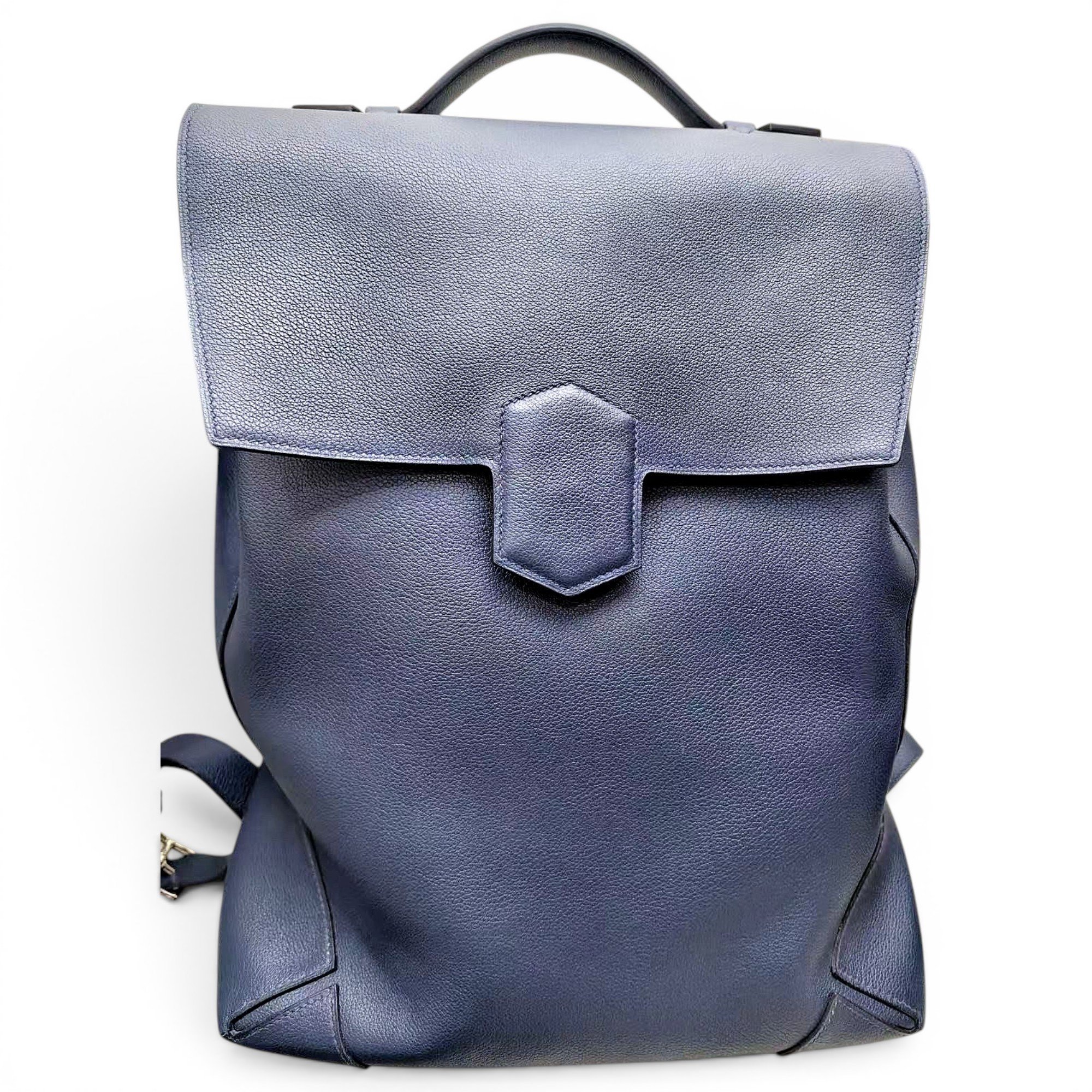 Leather backpack