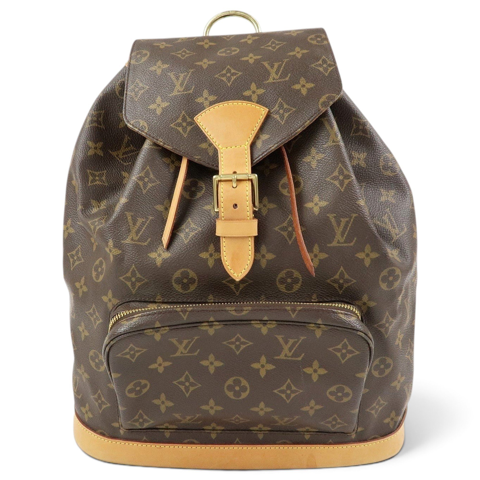 Montsouris leather backpack