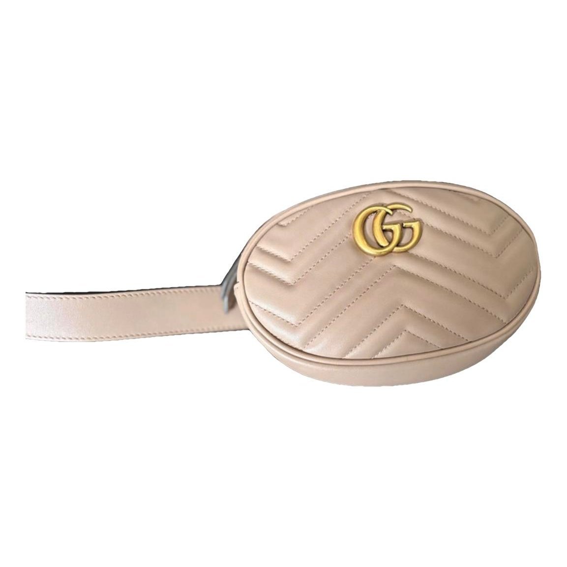 GG Marmont Oval leather handbag