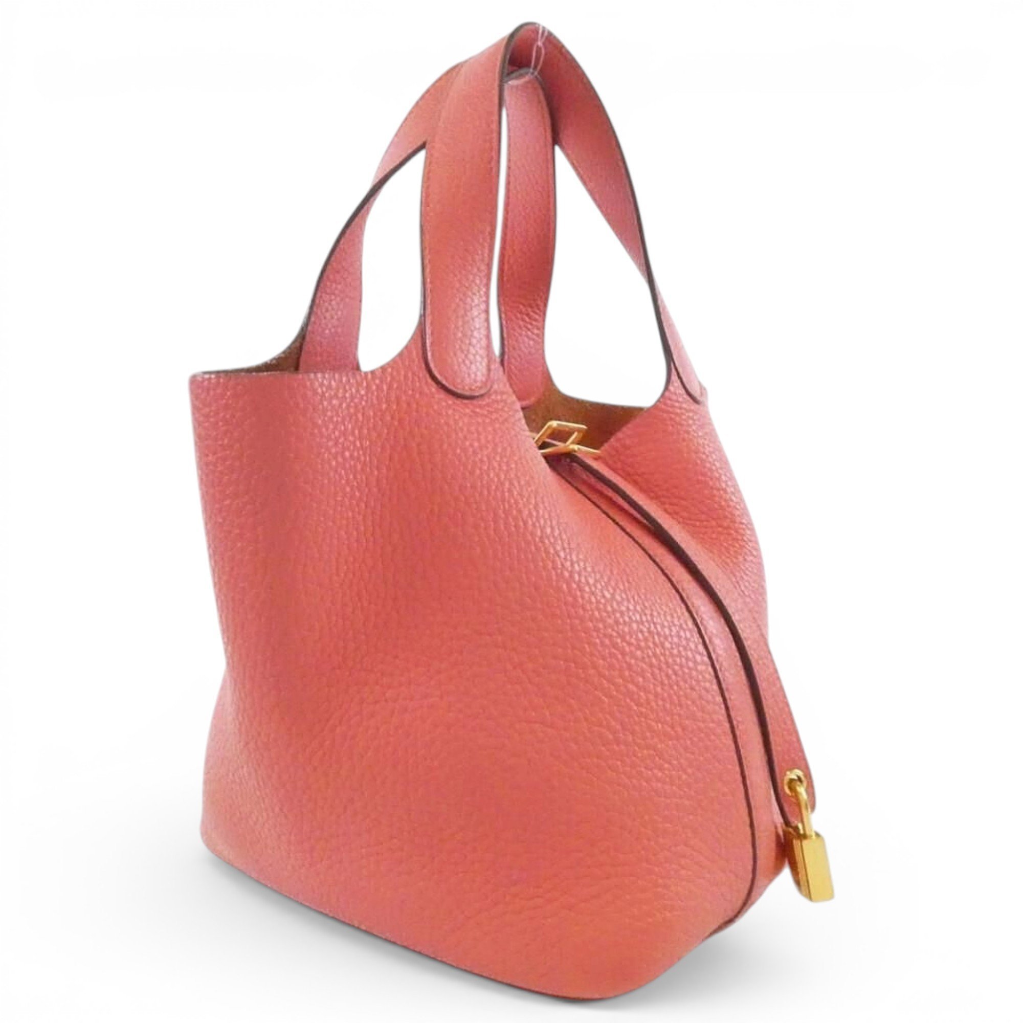 Picotin leather handbag