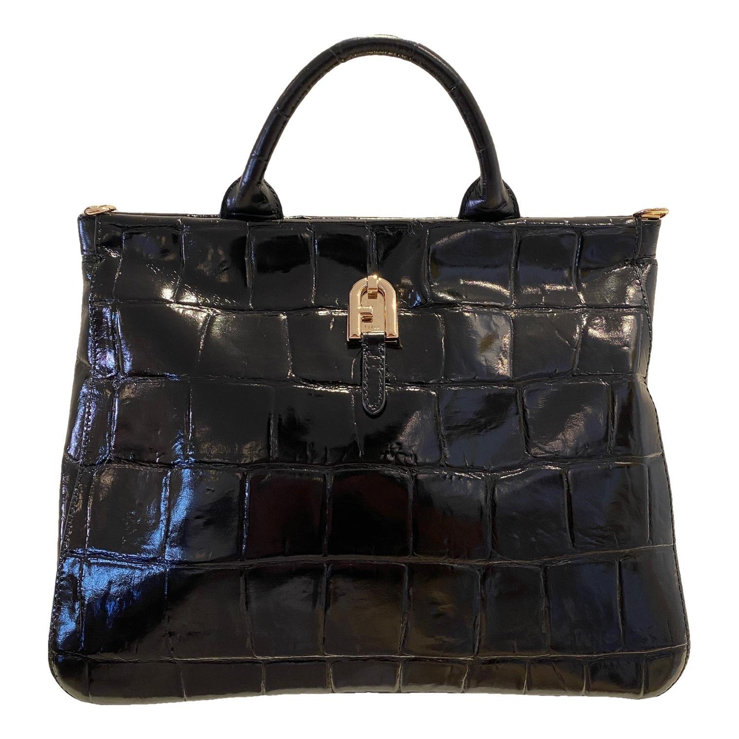 Furla Patent leather handbag