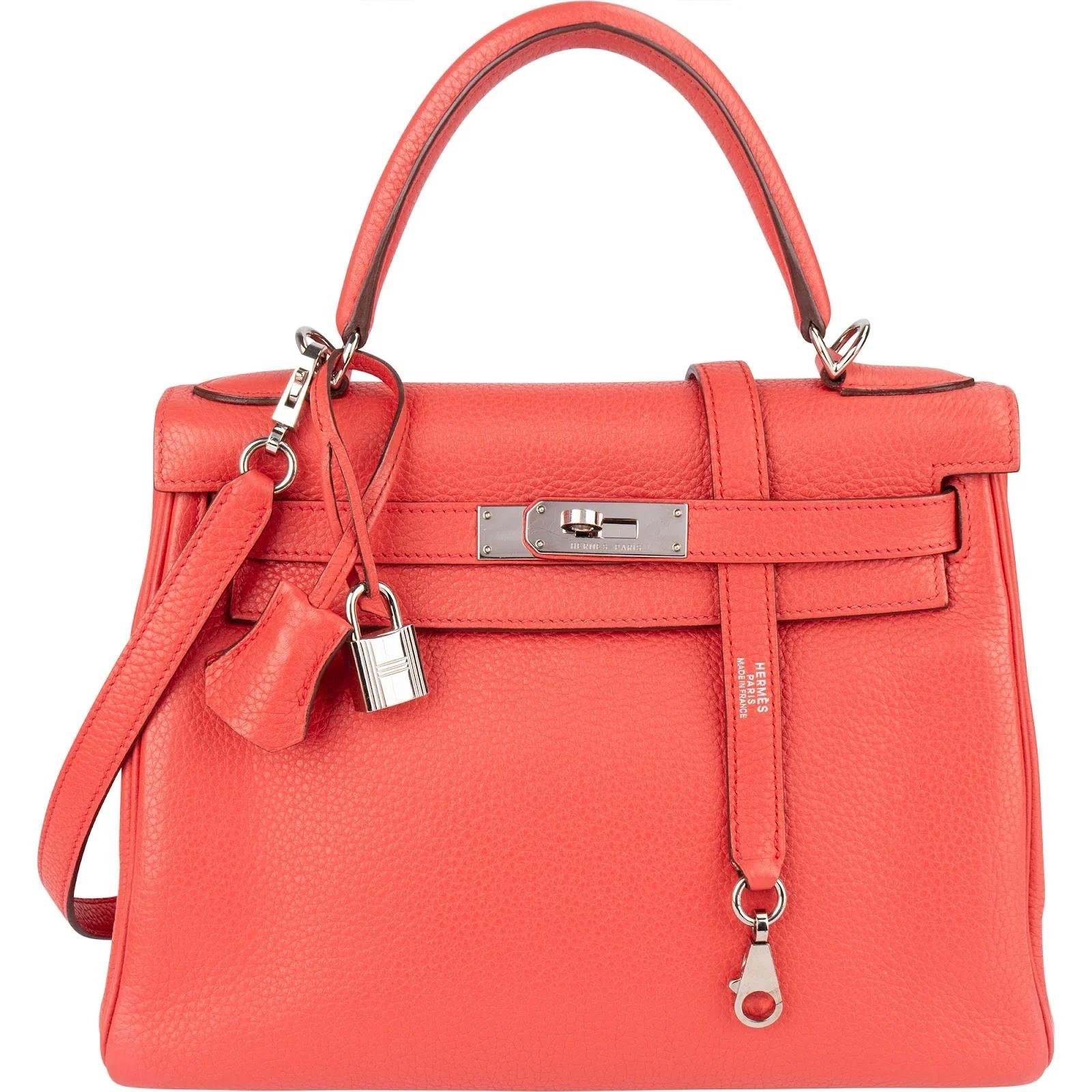 Kelly 28 leather handbag