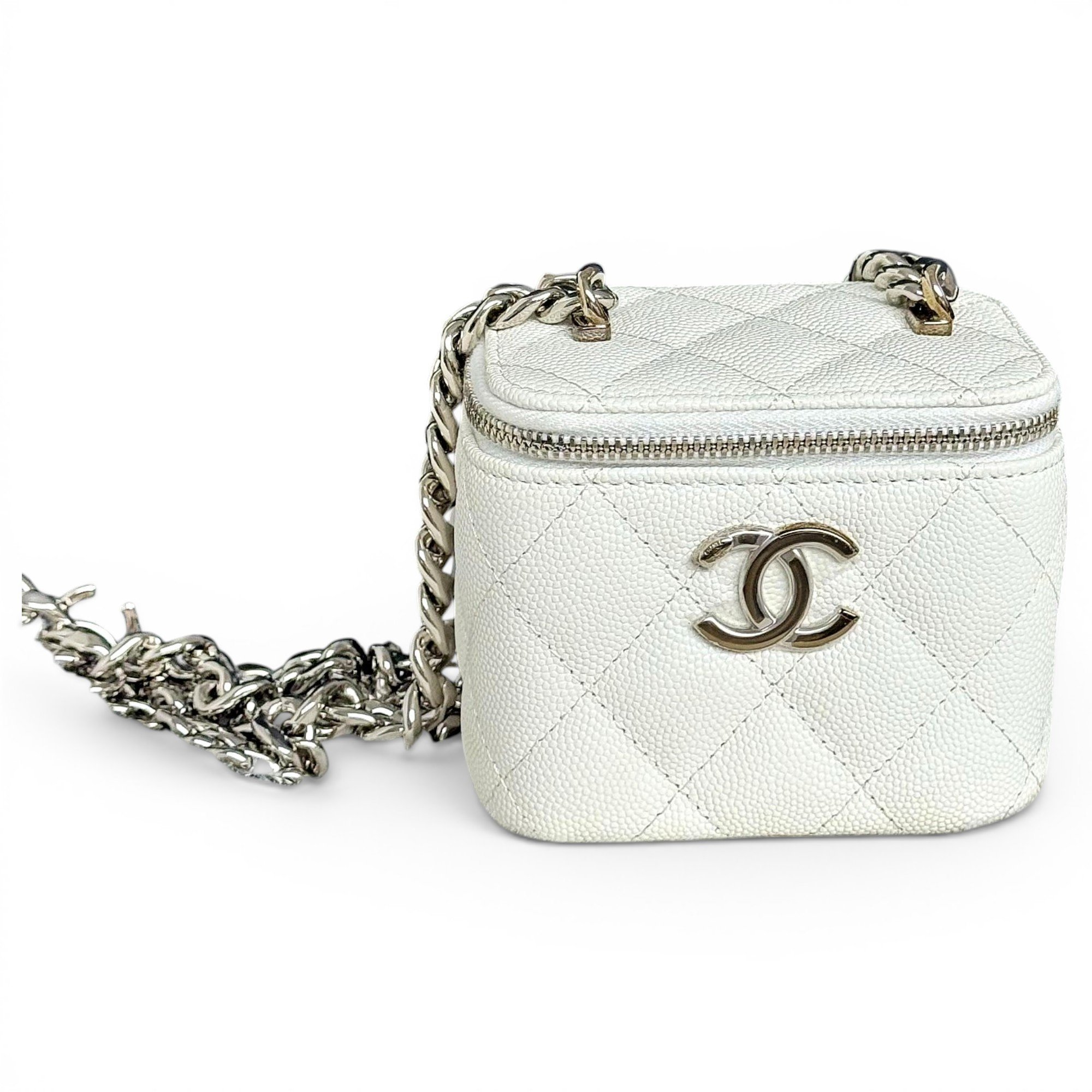 Trendy CC Vanity leather handbag