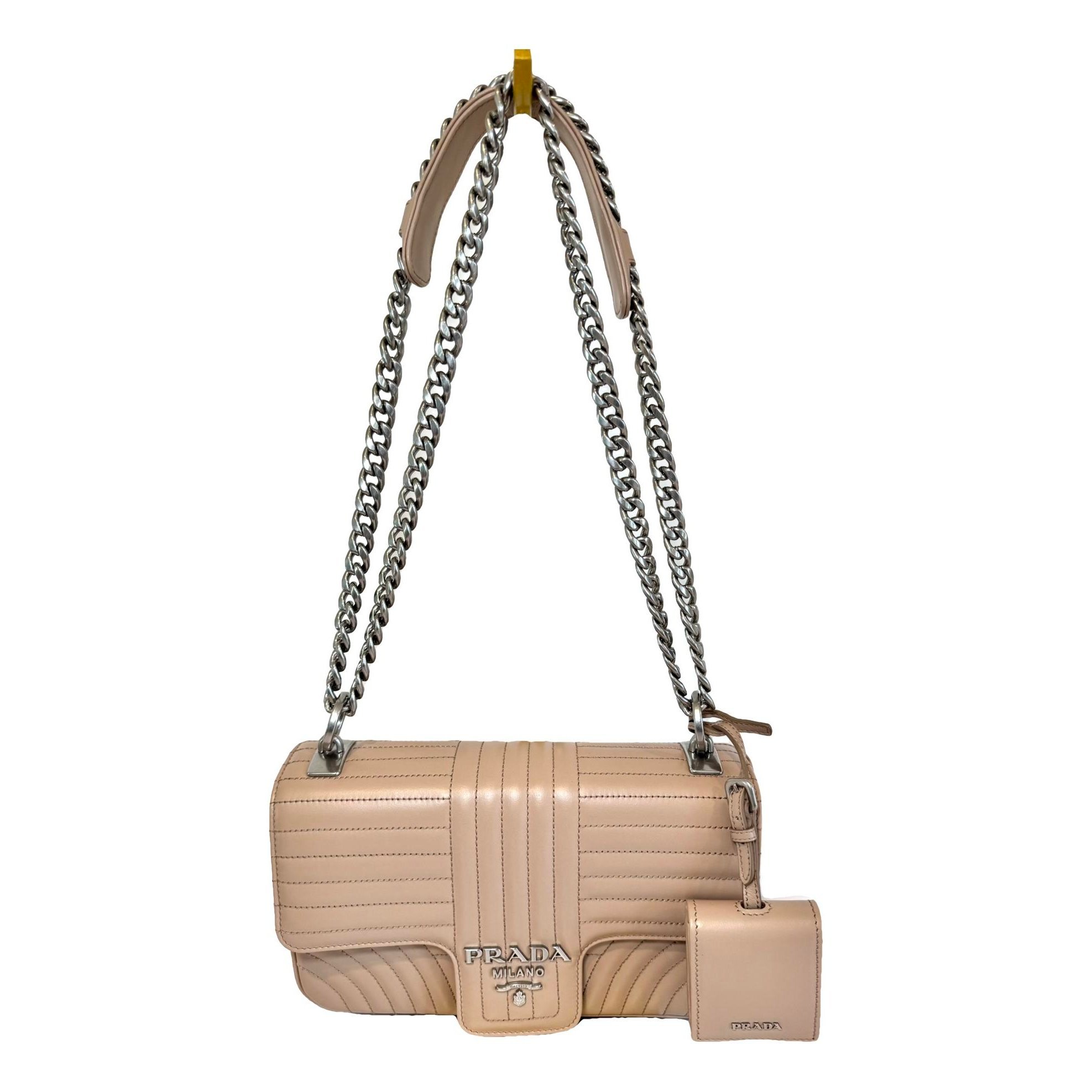 Diagramme leather handbag