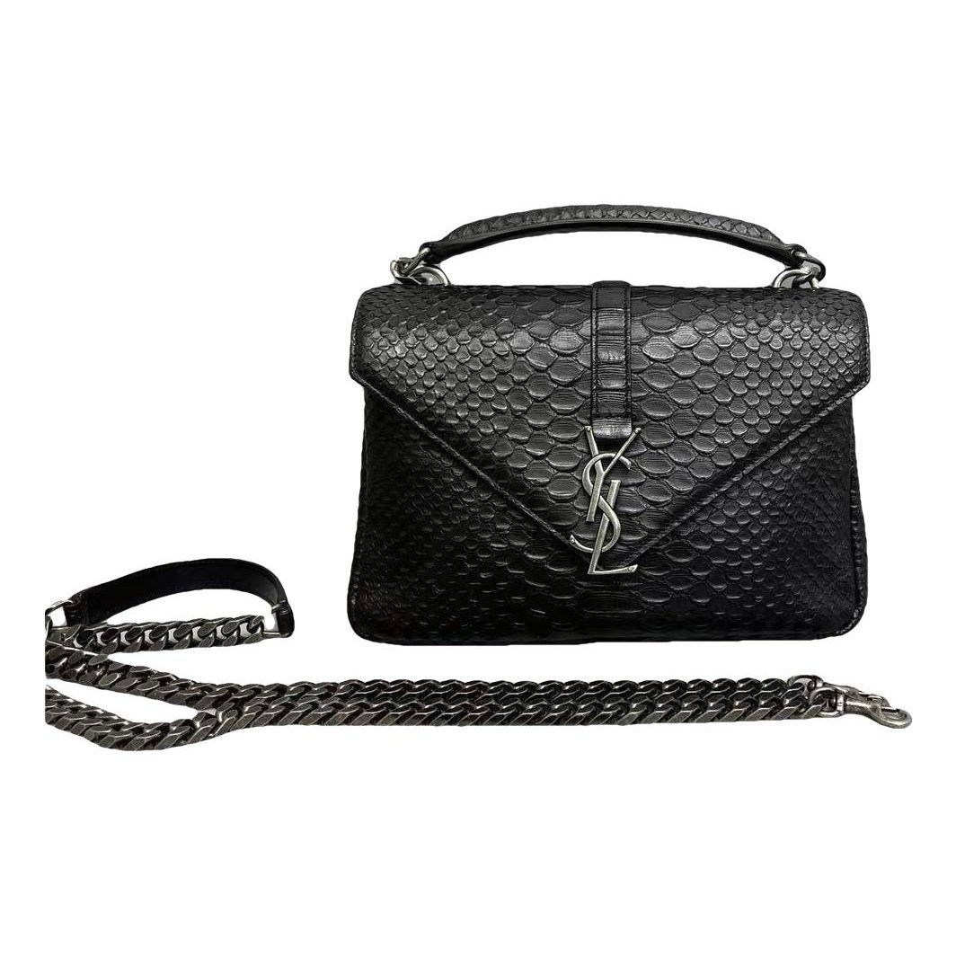 Collége monogramme leather handbag