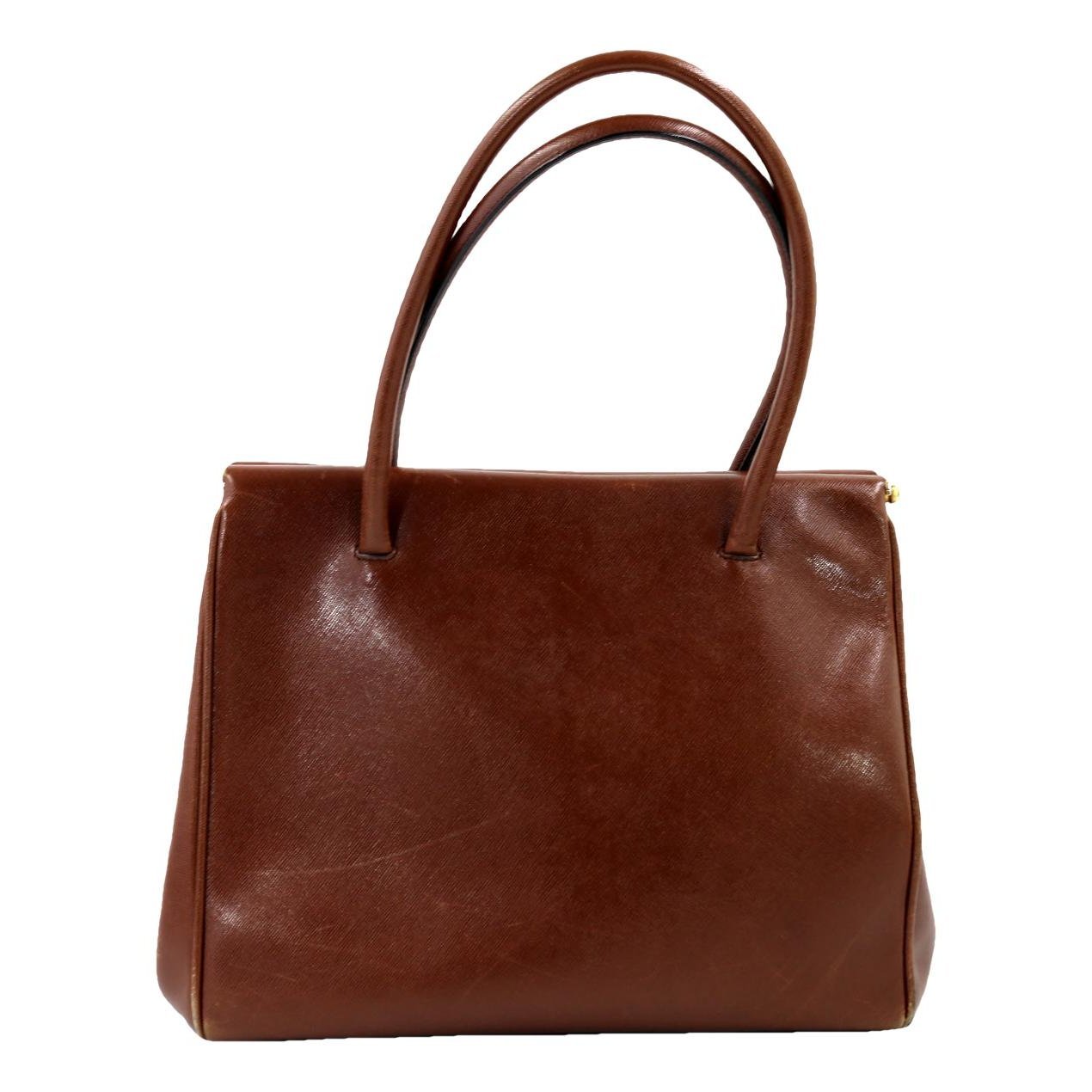 Leather handbag