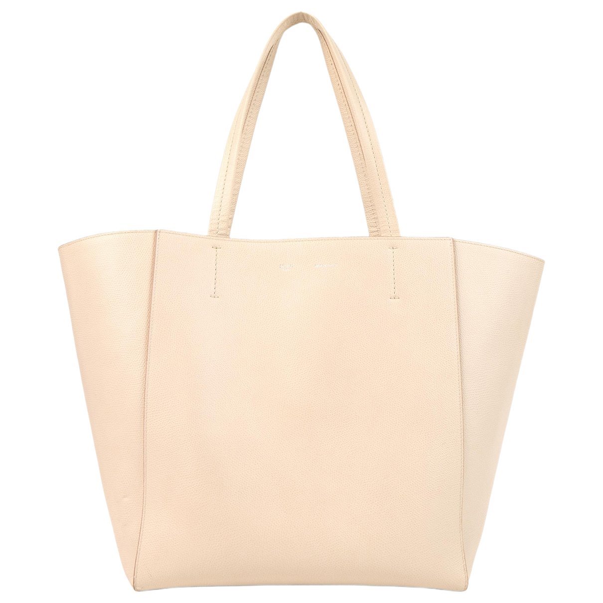 Cabas Vertical leather tote