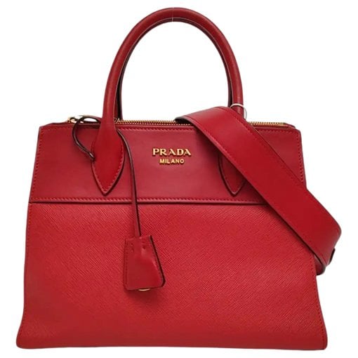 Bibliothèque leather handbag