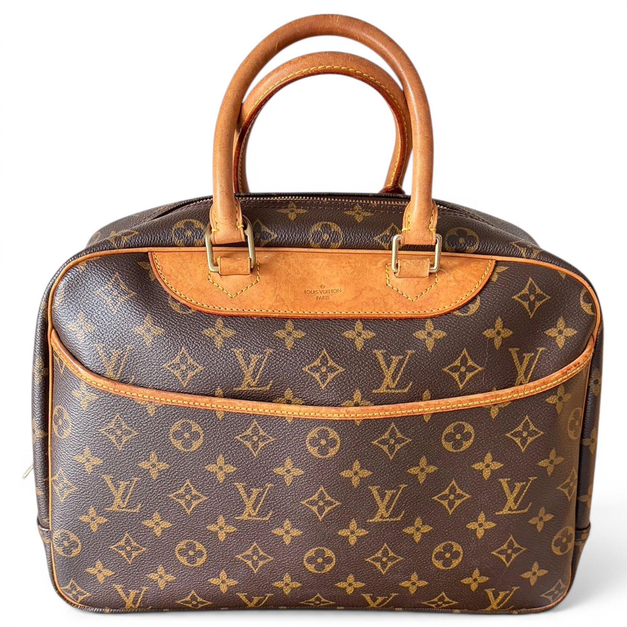 Deauville leather handbag