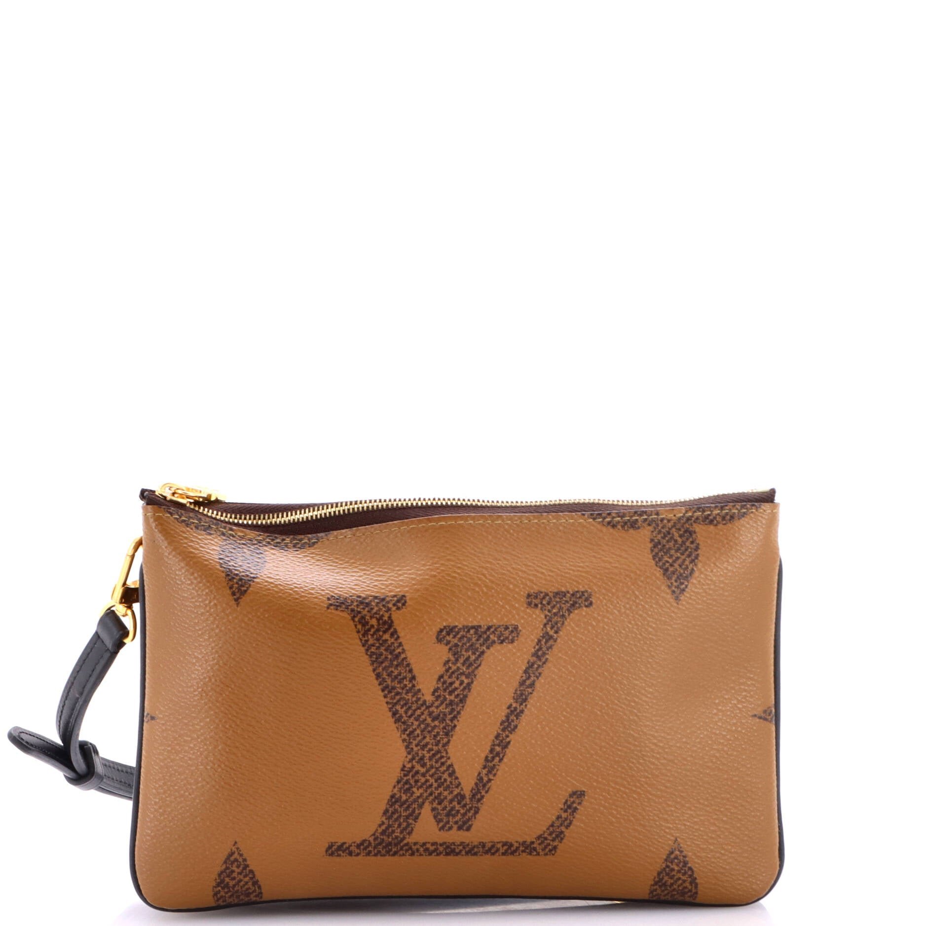 Double Zip Pochette Reverse Monogram Giant