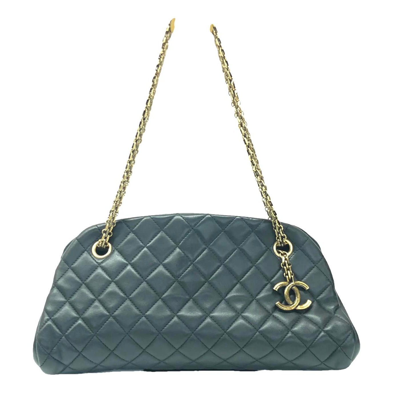 Mademoiselle leather clutch bag