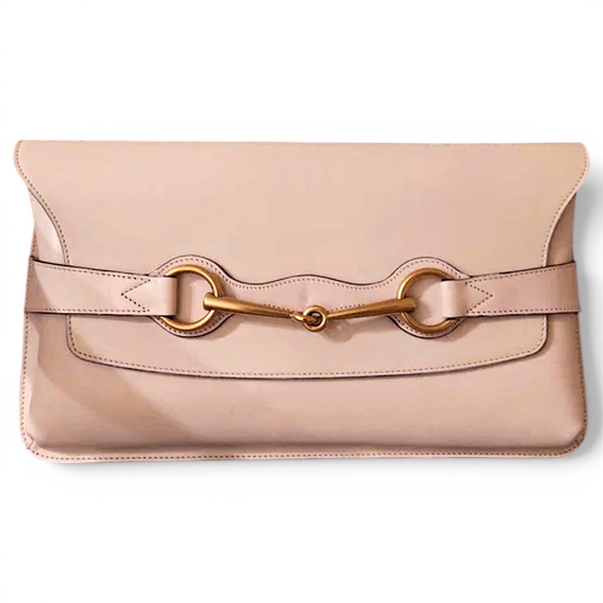 Leather clutch bag