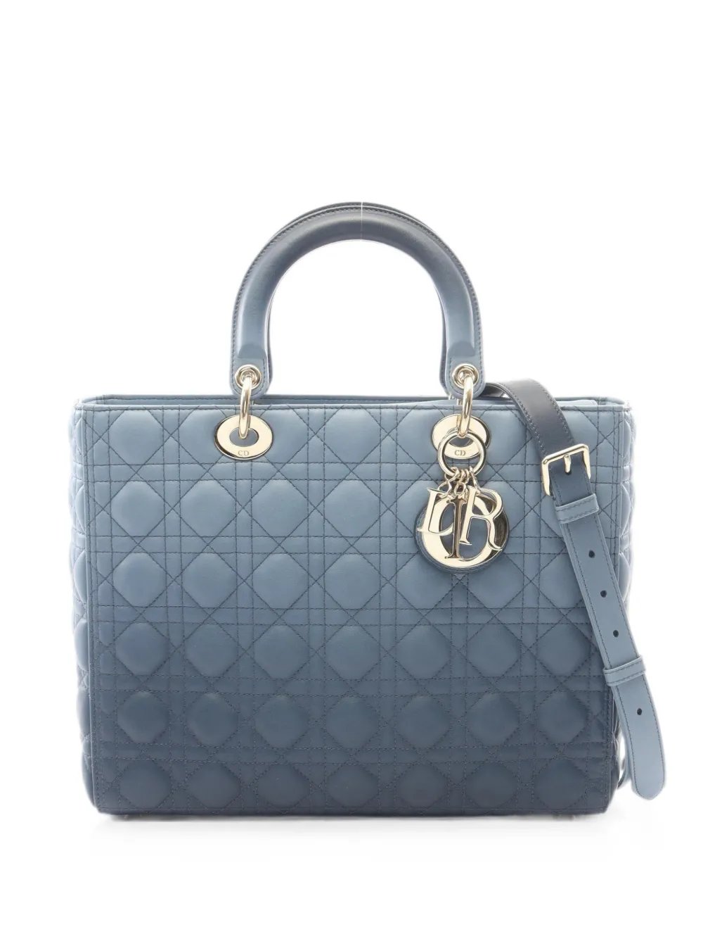 2000s Lady Dior Cannage tote bag