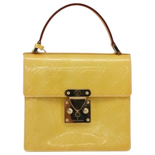 Spring street patent leather handbag