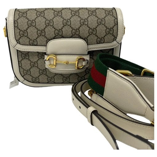 Horsebit 1955 Flap cloth handbag