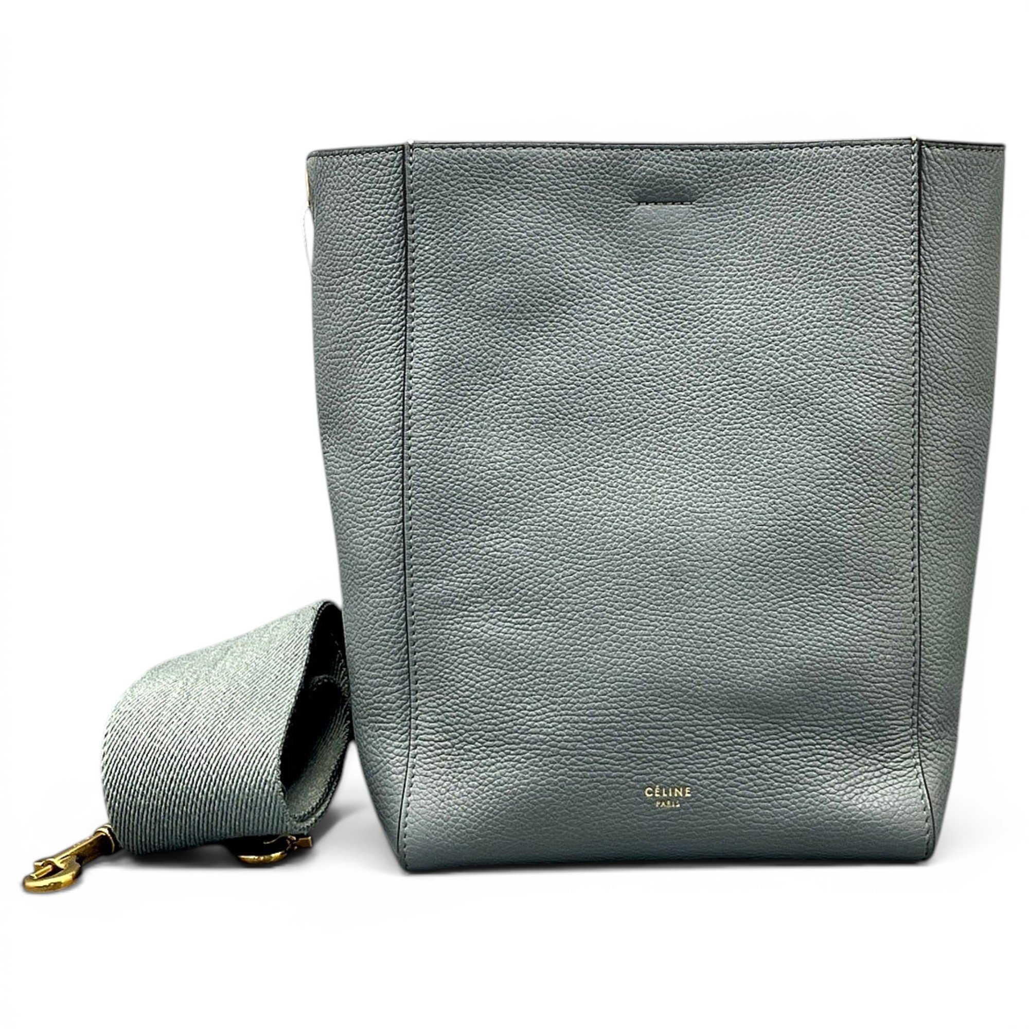 Seau Sangle leather handbag