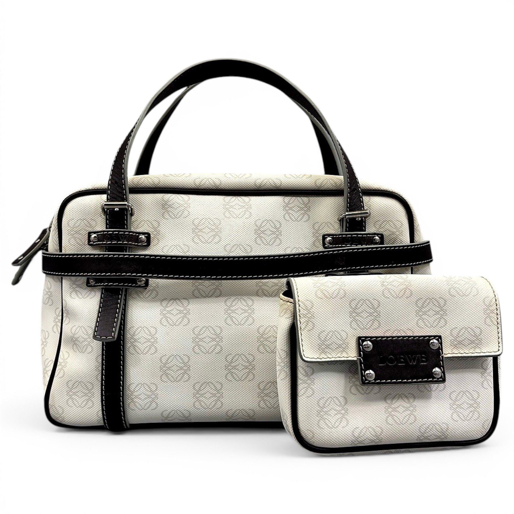 Vinyl handbag