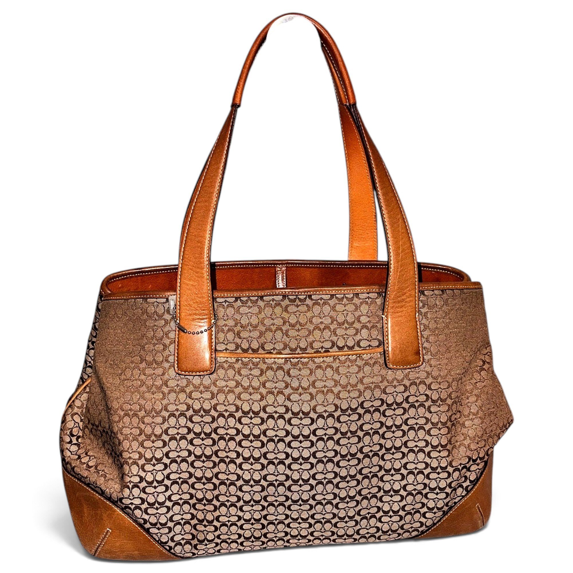 Leather tote