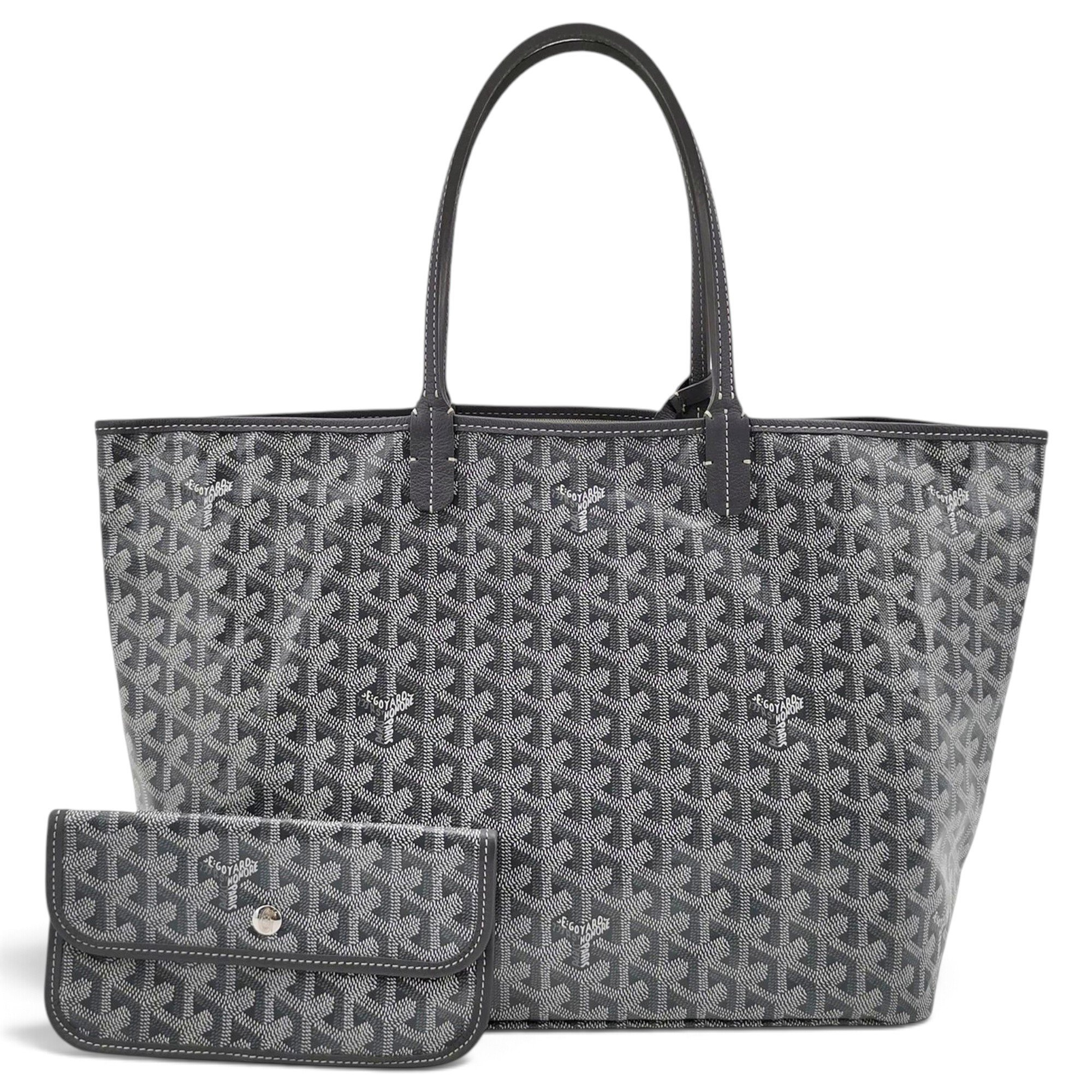 Goyard Saint-Louis leather tote
