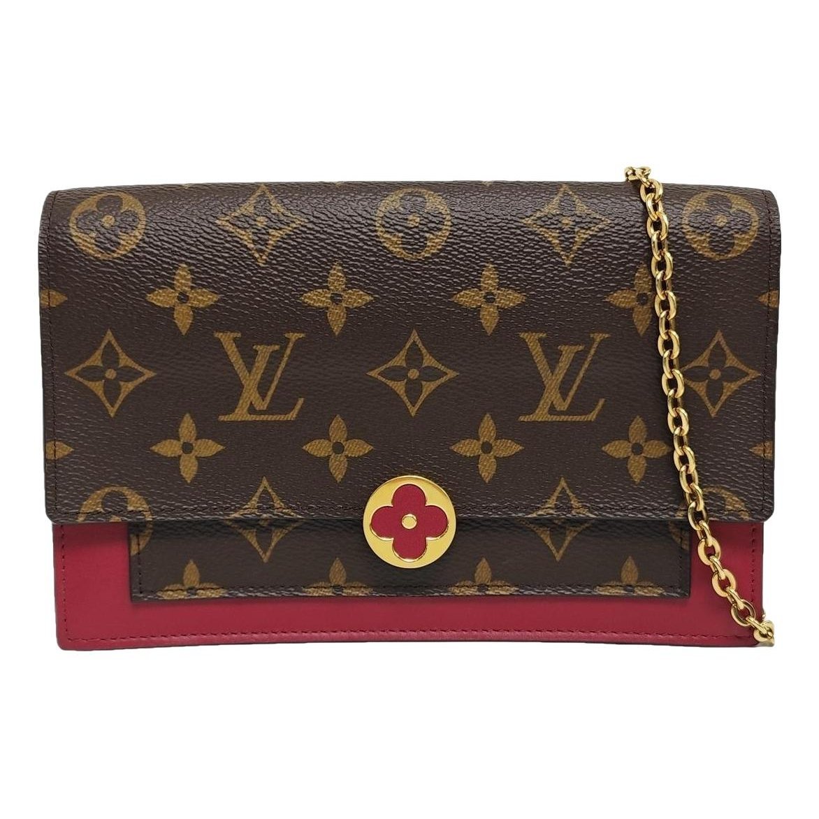 Chaîne Flore leather handbag