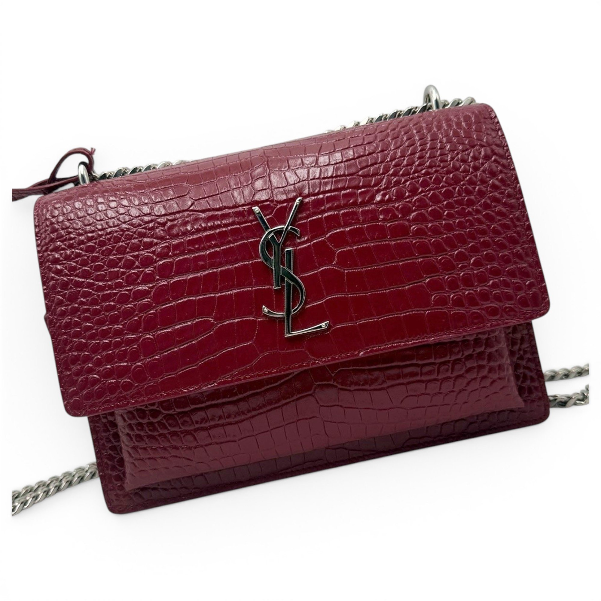 Sunset leather handbag